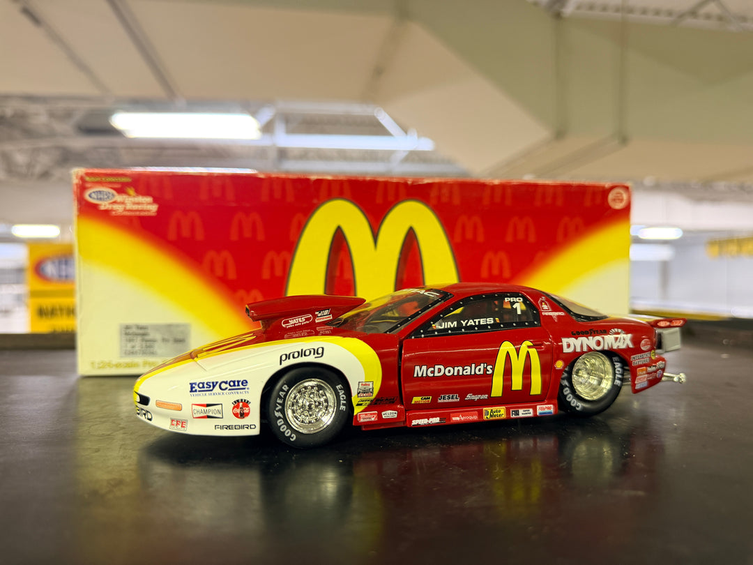Jim Yates McDonald’s Pontiac Firebird Pro Stock 1:24 Action ARC NHRA Diecast 1997