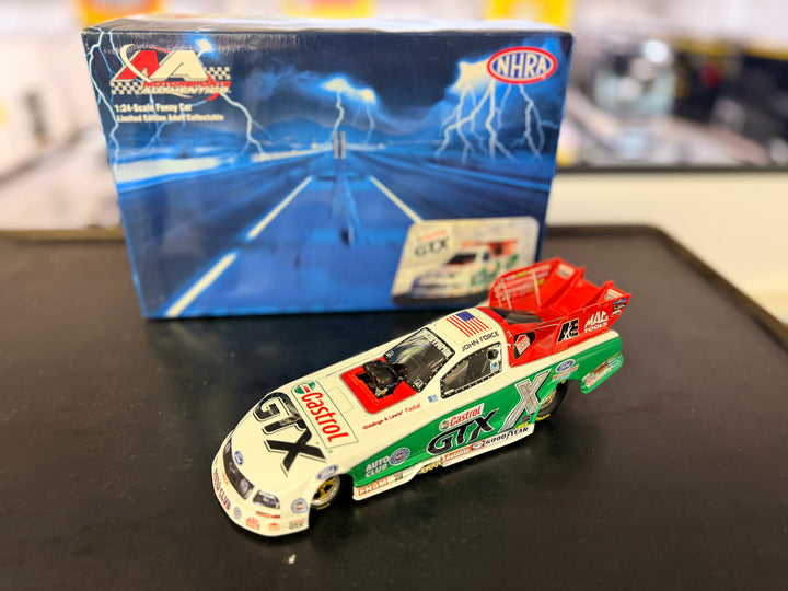 John Force Castrol GTX 14X Champ 2006 Ford Mustang Funny Car – 1:24 Action Diecast
