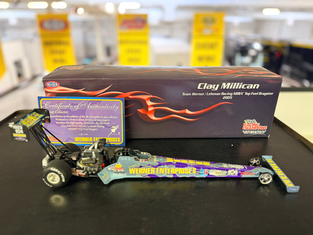 Clay Millican Werner Enterprises 2005 Top Fuel Dragster 1:24 Racing Champions