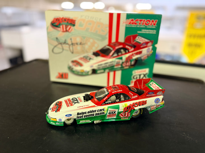 John Force GTX 12X Champion 2003 Ford Mustang Funny Car 1:24 Diecast | Action Racing Collectibles