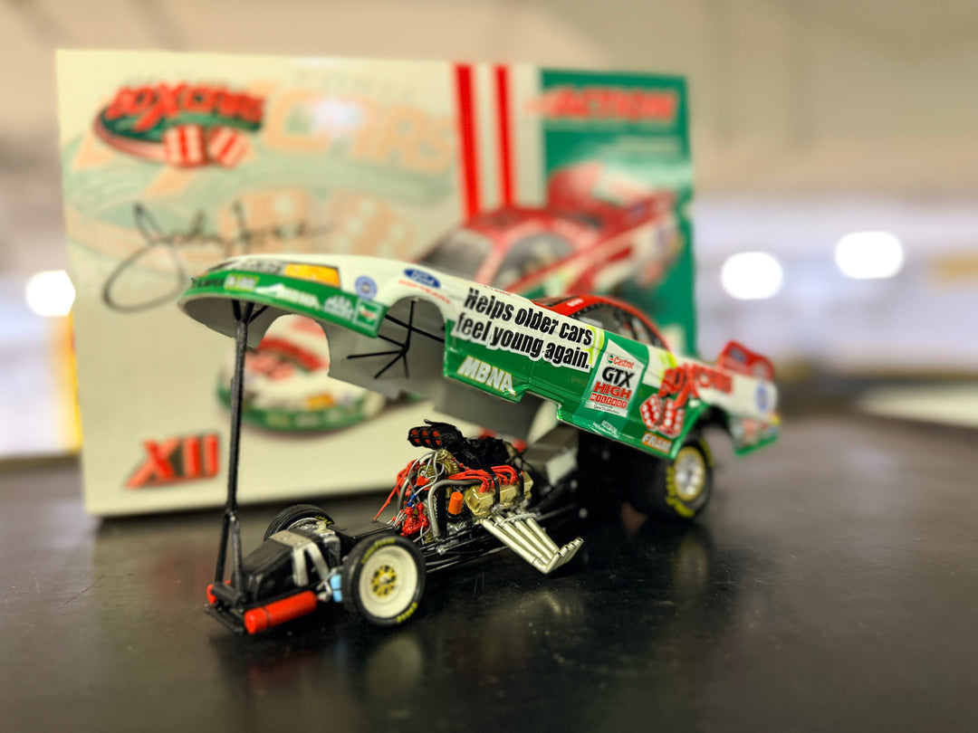 John Force GTX 12X Champion 2003 Ford Mustang Funny Car 1:24 Diecast | Action Racing Collectibles