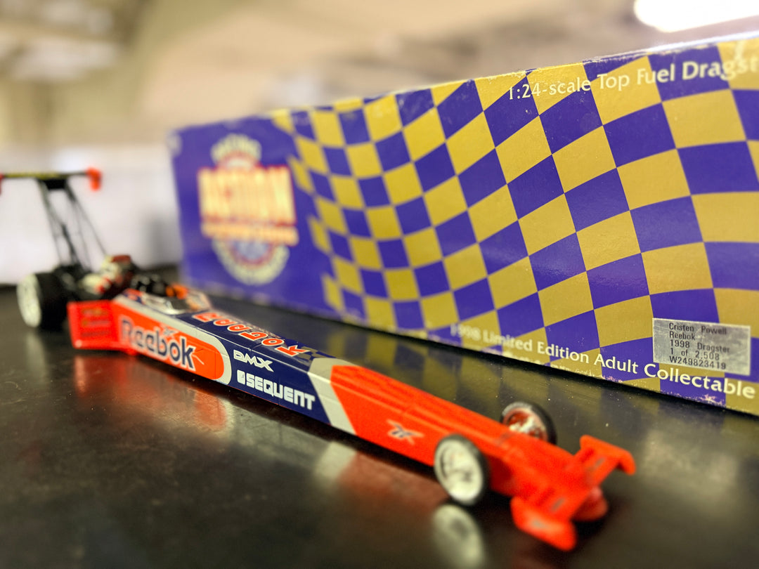 Cristen Powell Reebok 1998 Top Fuel Dragster 1:24 Action ARC NHRA Diecast