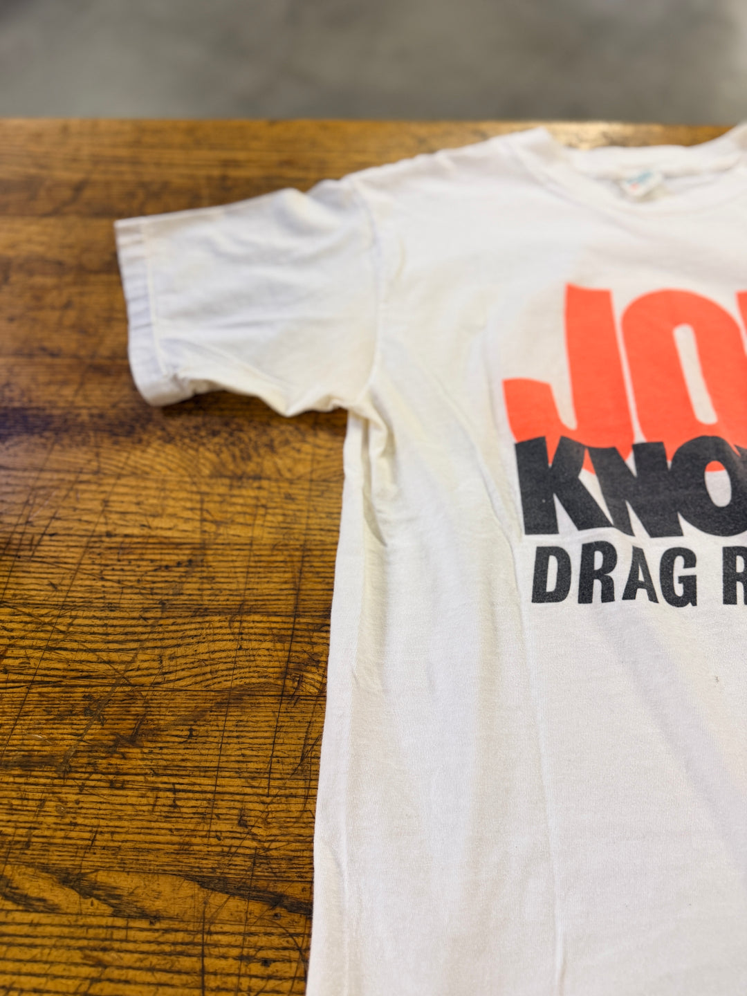 Vintage 90s Joe Amato “Joe Knows Drag Racing” Team Valvoline NHRA Tee – Size Large