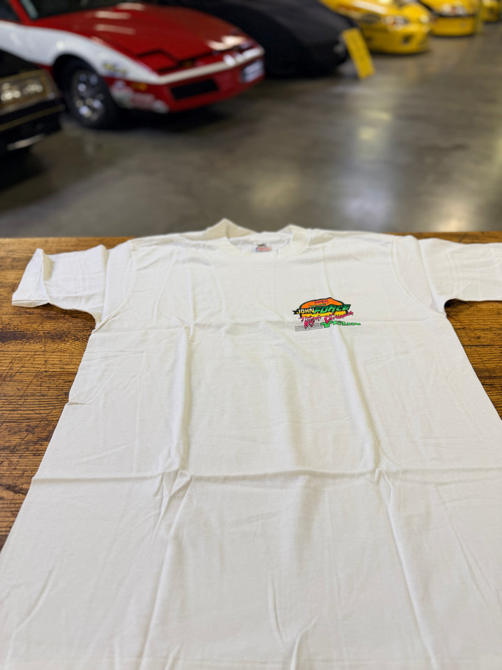 Vintage 1994 John Force “The Nightmare Continues” Funny Car Tee – Deadstock NHRA Shirt Large