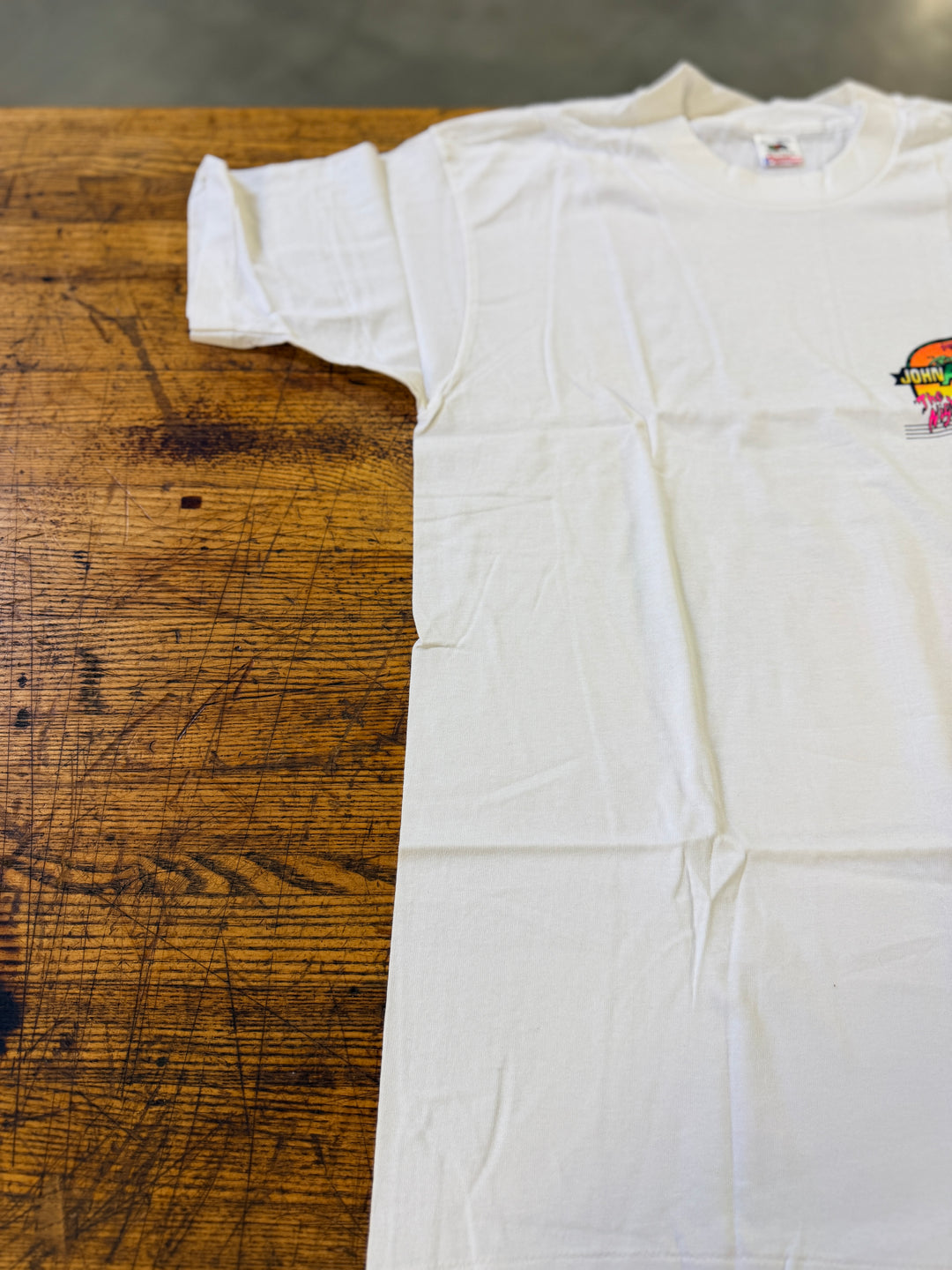 Vintage 1994 John Force “The Nightmare Continues” Funny Car Tee – Deadstock NHRA Shirt Large
