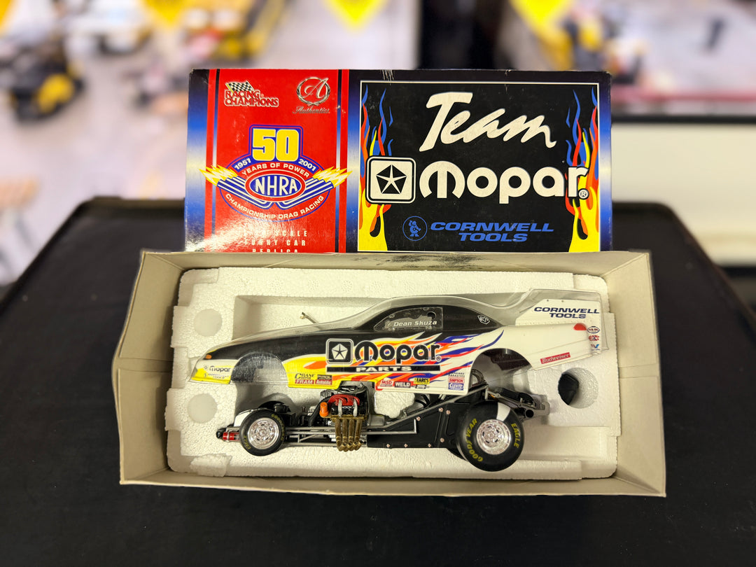 Dean Skuza Team Mopar Cornwell Tools Funny Car 1:24 Diecast | NHRA 50th Anniversary Racing Champions Collectible