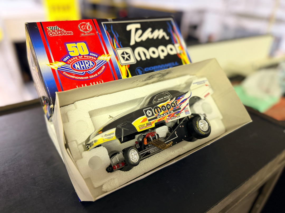 Dean Skuza Team Mopar Cornwell Tools Funny Car 1:24 Diecast | NHRA 50th Anniversary Racing Champions Collectible