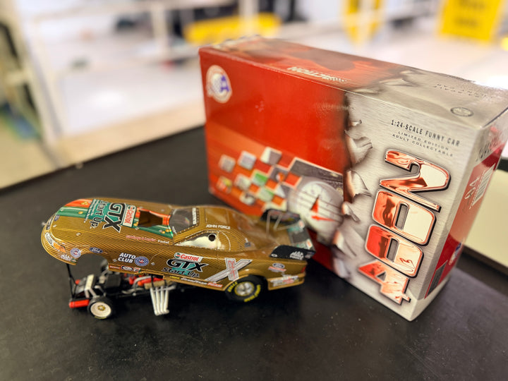 John Force Castrol GTX Start Up 2004 Ford Mustang Funny Car 1:24 Diecast | Action Racing Collectables