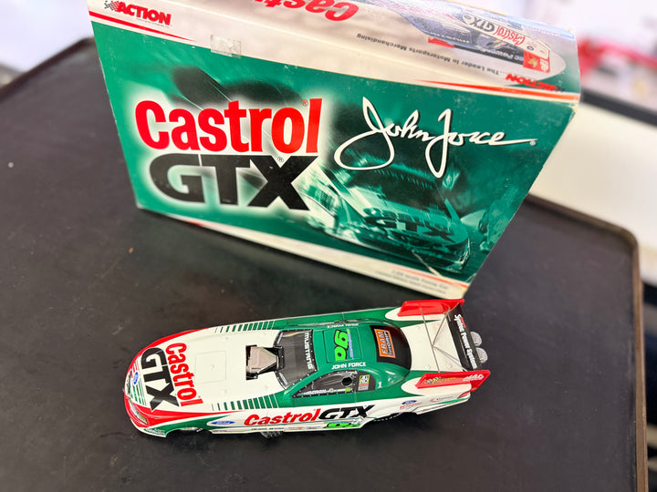 2000 John Force Castrol GTX Ford Mustang Funny Car 1:24 Diecast | Action Racing Collectables Limited Edition