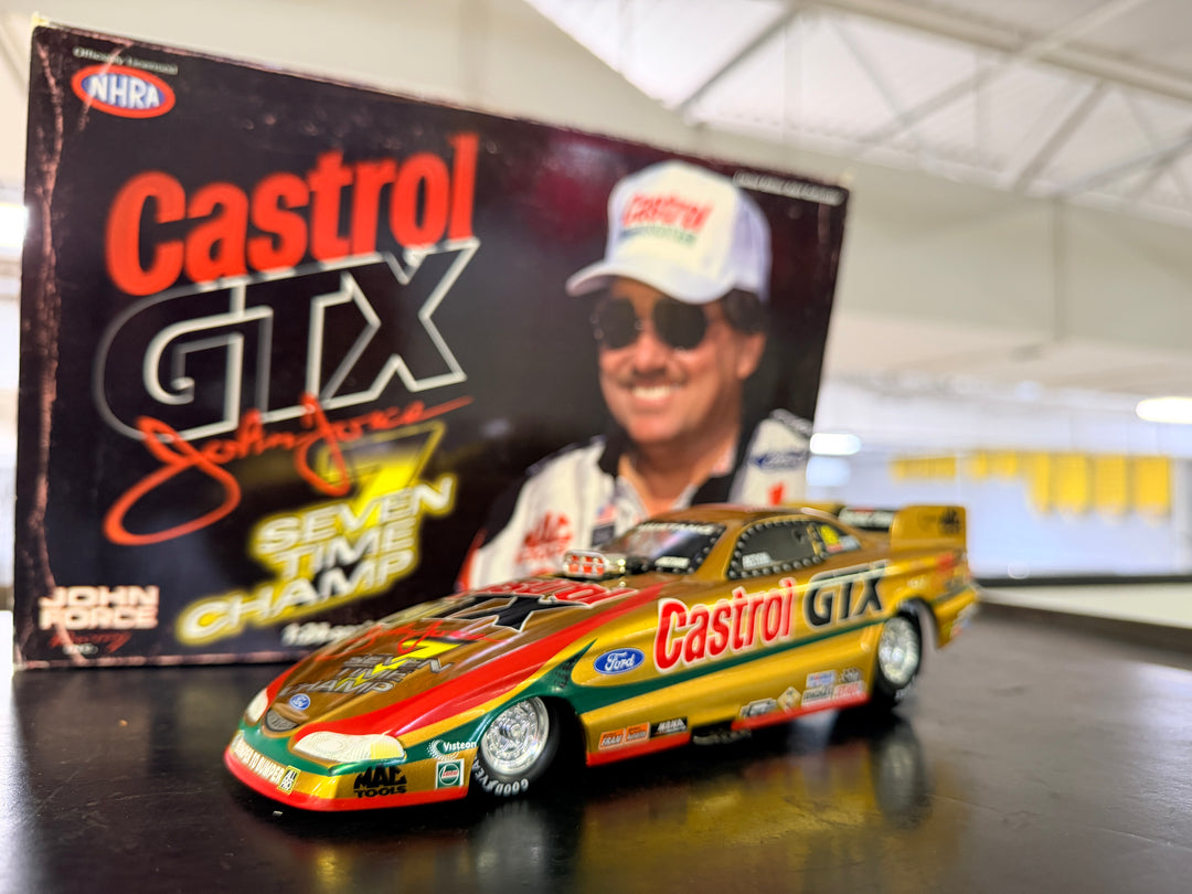 1998 John Force Castrol GTX 7-Time Champion Ford Mustang Funny Car 1:24 Action Diecast