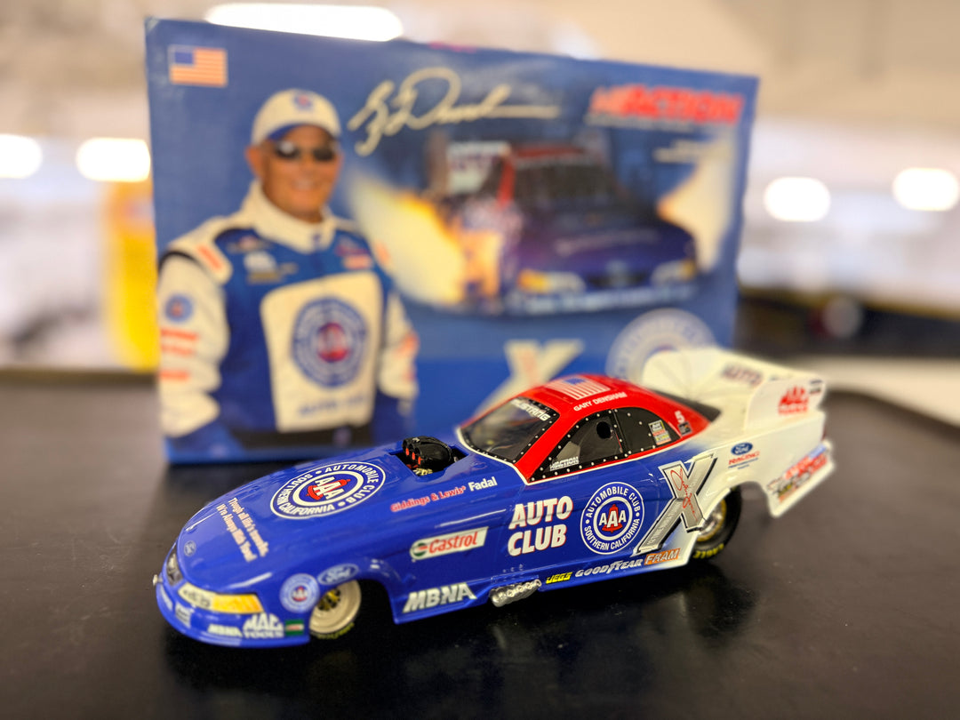 2004 Gary Densham AAA Southern California Ford Mustang Funny Car 1:24 Action Diecast – 1 of 1,500
