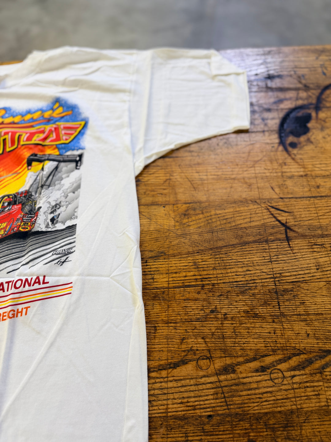 Vintage 1990s Connie Kalitta "Bounty Hunter" Top Fuel Dragster Tee – Deadstock NHRA Racing Shirt | XL