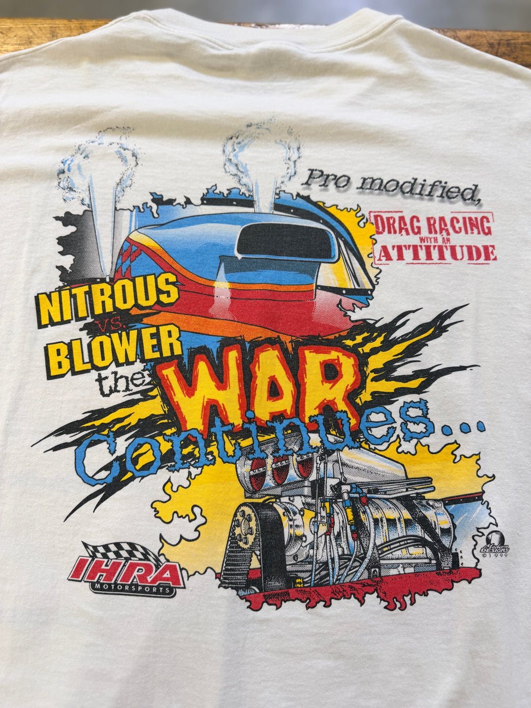 Vintage 1999 IHRA Rad & Bad Pro Mod Tee – Snap-on Drag Racing Shirt | Size Large