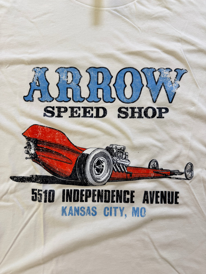 Arrow Speed Shop™ Front Engine Dragster T-Shirt | Roach Archives | Revelry1
