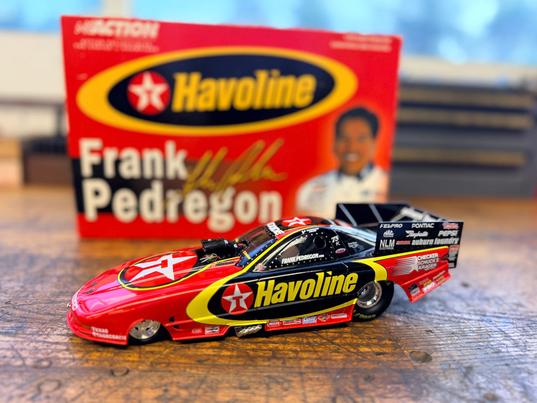 2001 Frank Pedregon Havoline Pontiac Funny Car 1:24 Diecast | Action Collectibles Limited Edition