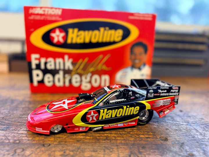 2001 Frank Pedregon Havoline Pontiac Funny Car 1:24 Diecast | Action Collectibles Limited Edition