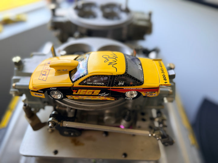 Troy Coughlin Sr. Autographed JEGS 1999 Oldsmobile Cutlass Pro Stock 1:24 Diecast – Action NHRA Limited Edition 1 of 3,500