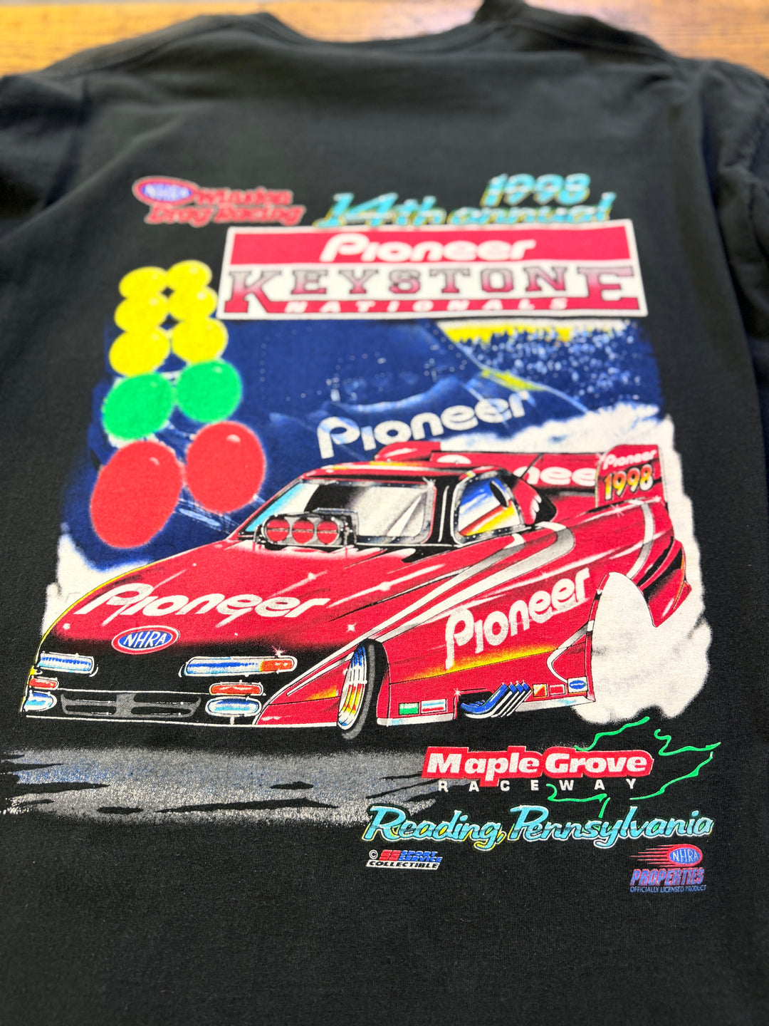 Vintage 1998 Seattle & Reading NHRA Winston Event Tee – 2XL