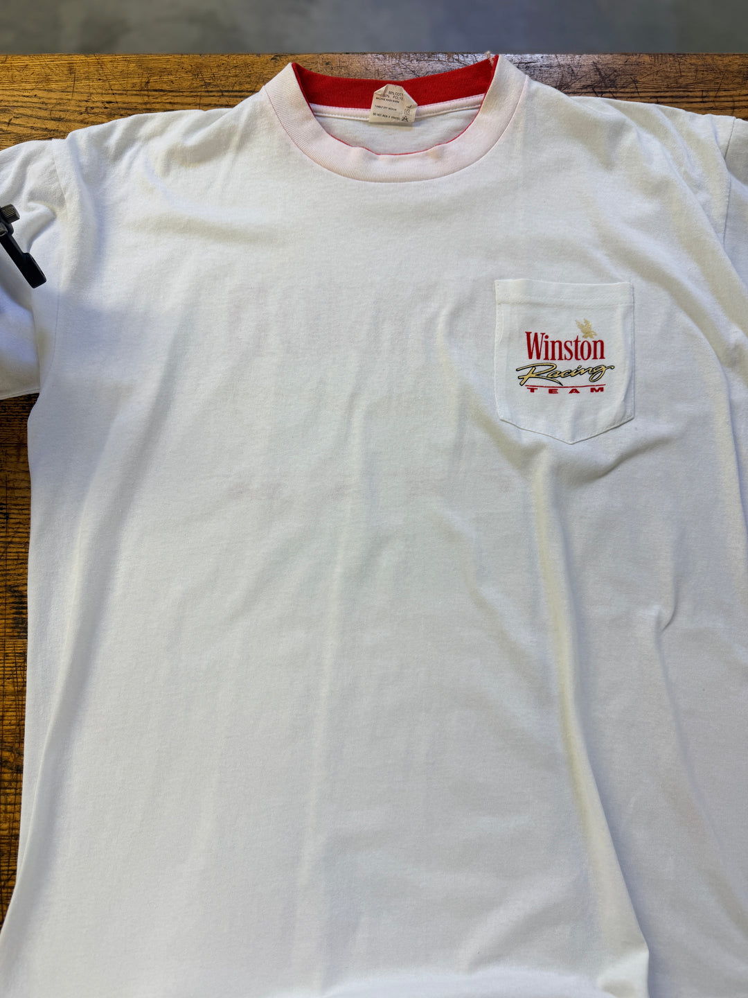 Vintage 1992 Winston Racing Team Tee – Size XL | Quarter Mile Memories