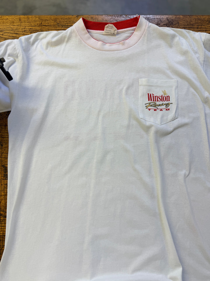 Vintage 1992 Winston Racing Team Tee – Size XL | Quarter Mile Memories