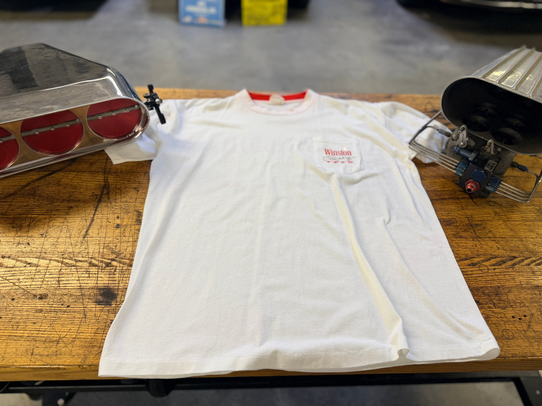 Vintage 1992 Winston Racing Team Tee – Size XL | Quarter Mile Memories
