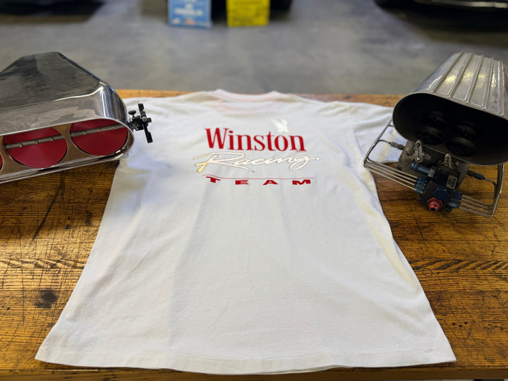 Vintage 1992 Winston Racing Team Tee – Size XL | Quarter Mile Memories
