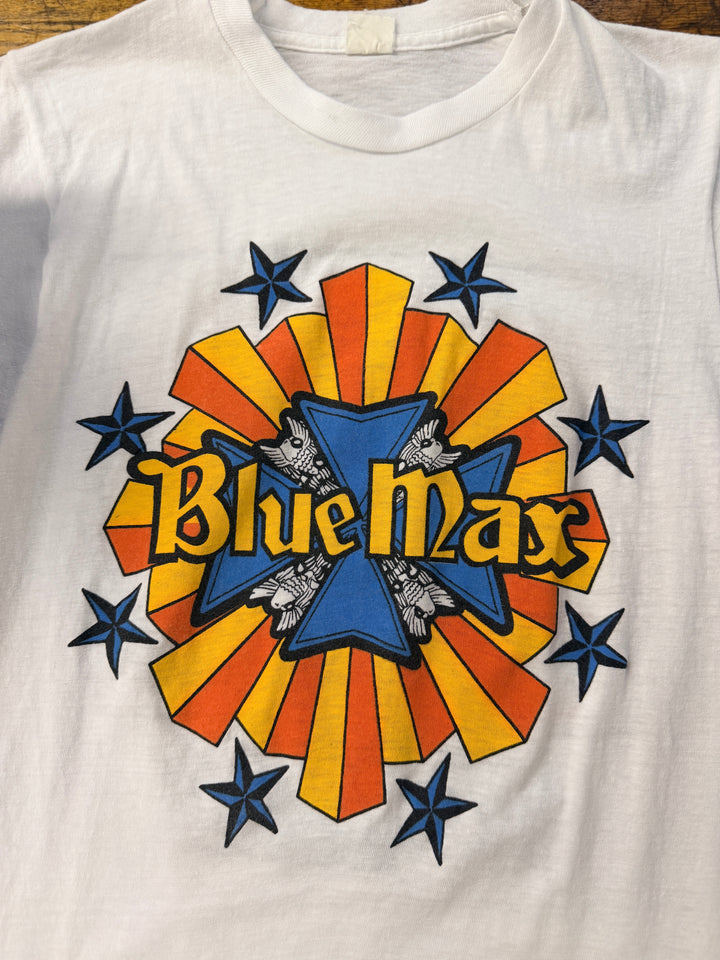 Vintage 80s Blue Max Racing Tee – S/M