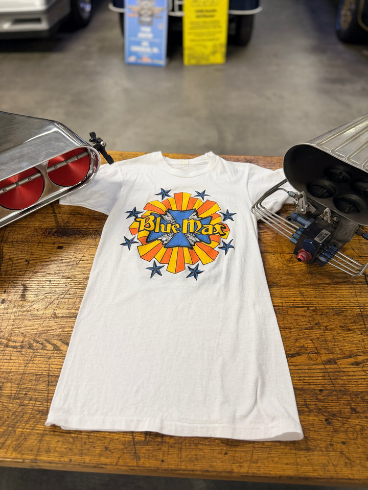 Vintage 80s Blue Max Racing Tee – S/M