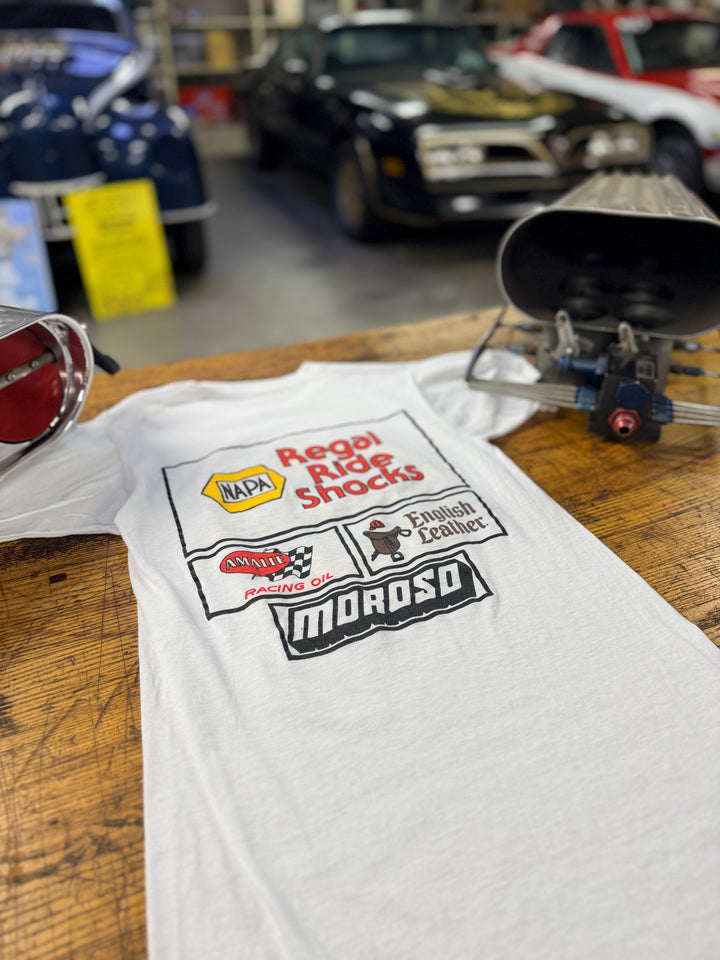 Vintage 80s Blue Max Racing Tee – S/M
