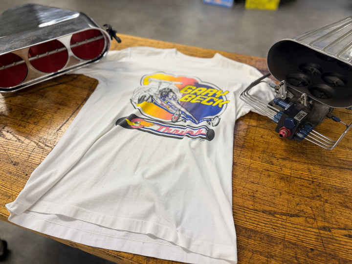 Vintage 80s Gary Beck Top Fuel NHRA Tee – S/M