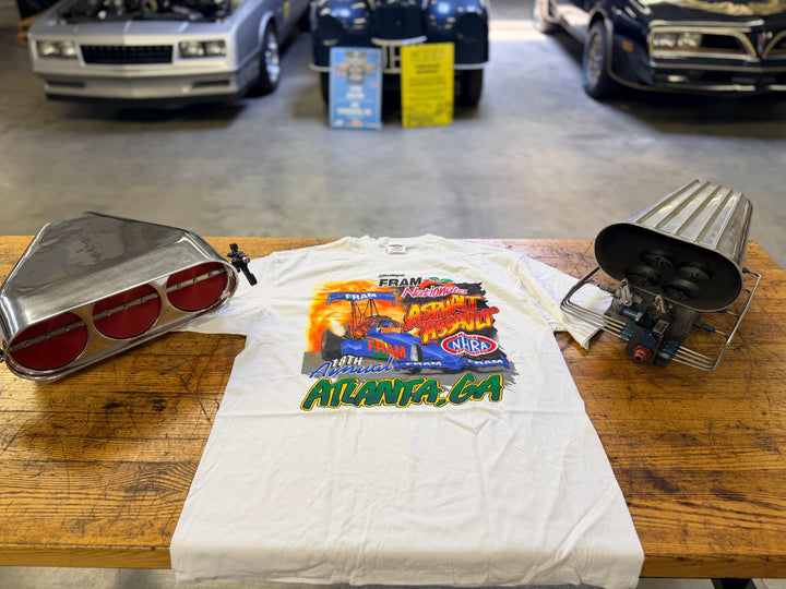 Vintage 1998 NHRA Fram Nationals Atlanta GA Tee – Size XL