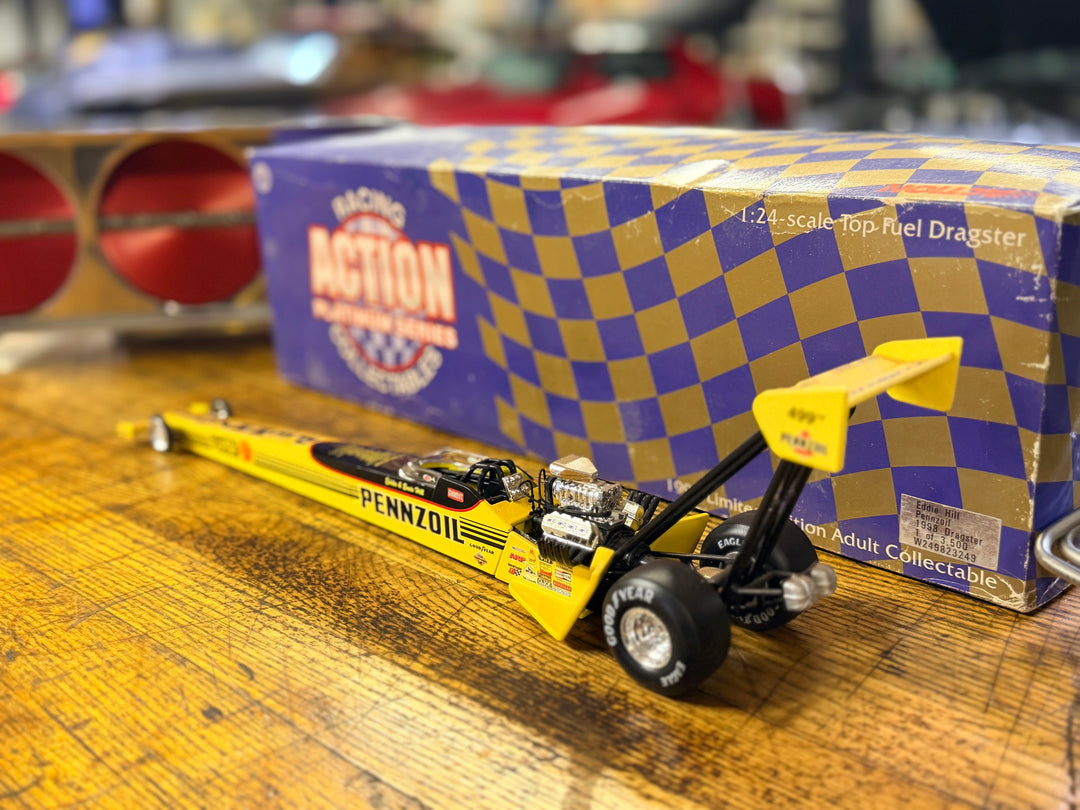 Eddie Hill 1998 Pennzoil Top Fuel Dragster 1:24 Action ARC Diecast – 1 of 3,500