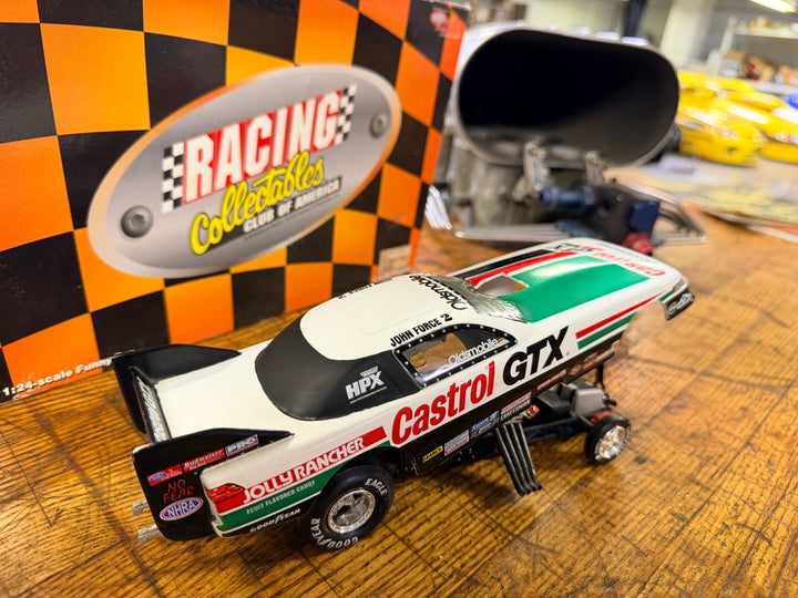 John Force 1993 Castrol GTX Oldsmobile Funny Car 1:24 RCCA Diecast (1997 Release)
