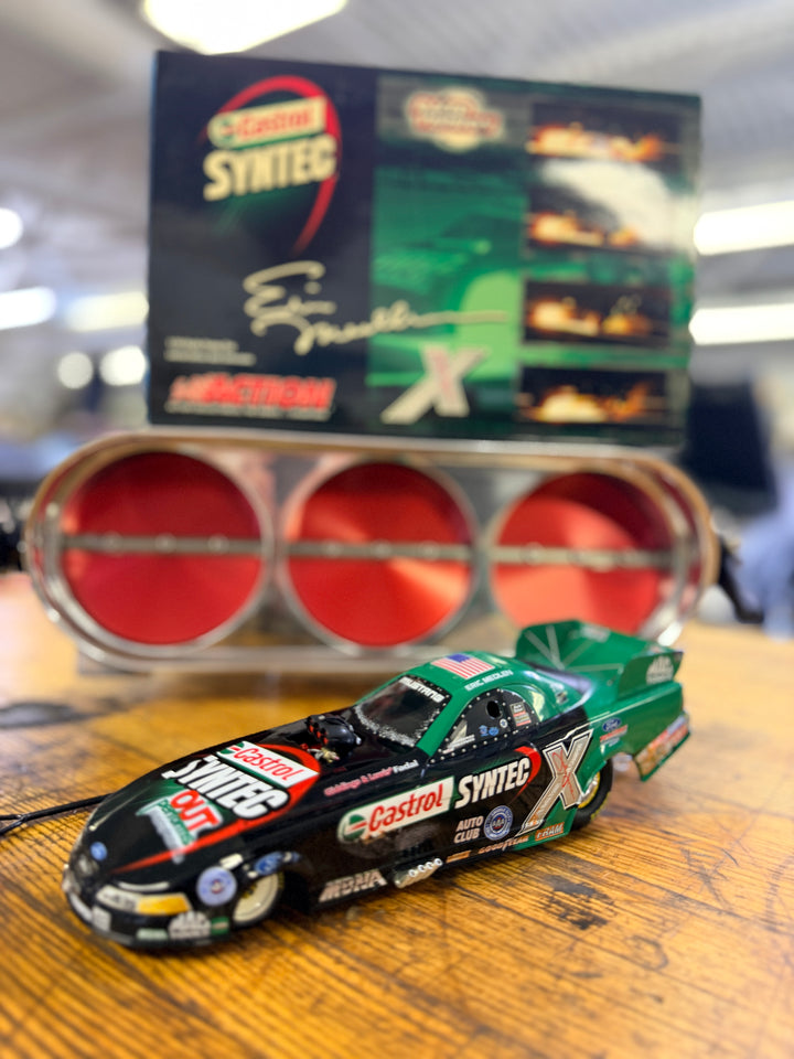 Eric Medlen 2005 Castrol Syntec Pomona Raced Ford Mustang Funny Car 1:24 Diecast