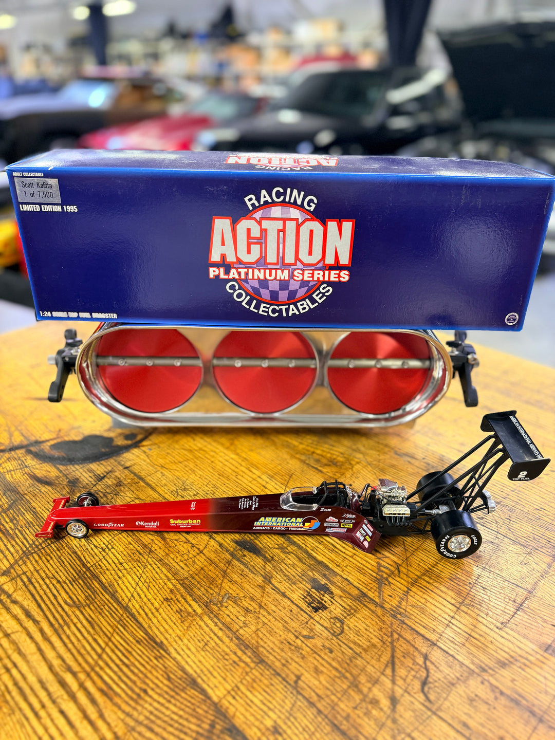 Scott Kalitta American International 1995 Top Fuel Dragster | 1:24 Diecast