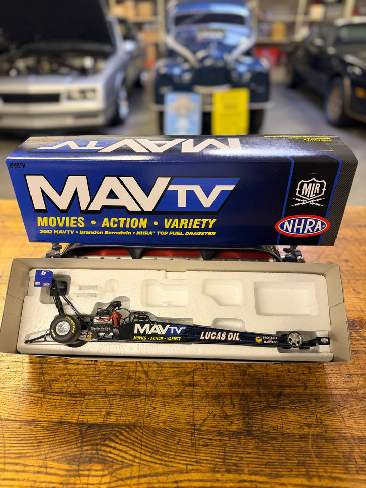 Brandon Bernstein 2012 MAV TV Top Fuel Dragster Diecast | Auto World