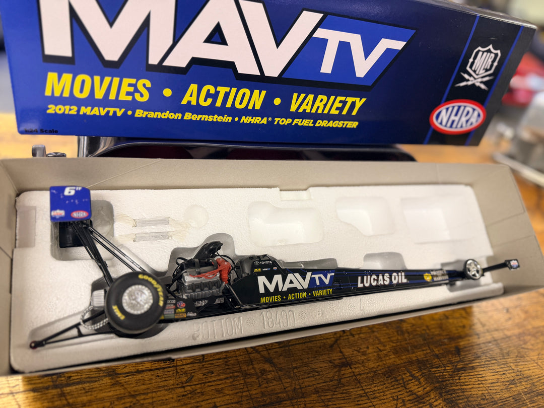 Brandon Bernstein 2012 MAV TV Top Fuel Dragster Diecast | Auto World