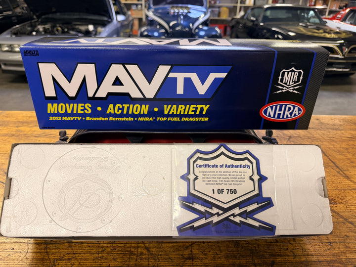 Brandon Bernstein 2012 MAV TV Top Fuel Dragster Diecast | Auto World