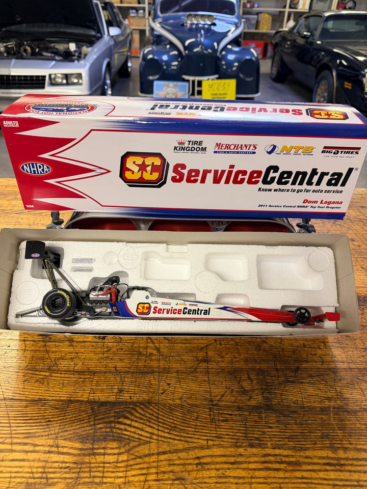 2011 Dom Lagana Service Central NHRA Top Fuel Dragster | 1:24 Auto World RC2
