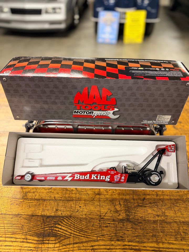 Kenny Bernstein Bud King 1998 Top Fuel 1:24 Diecast Dragster – MAC Tools