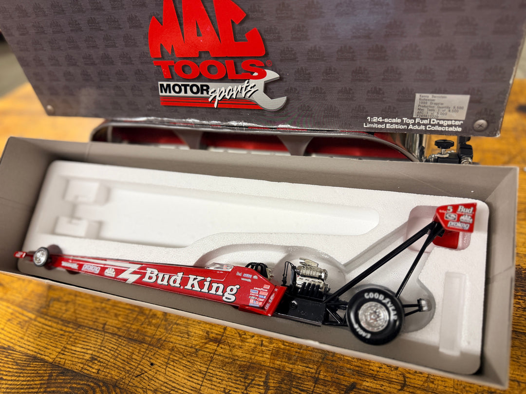 Kenny Bernstein Bud King 1998 Top Fuel 1:24 Diecast Dragster – MAC Tools