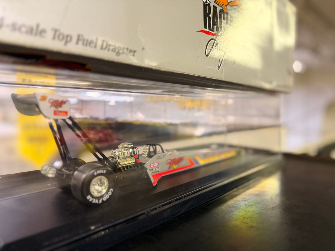 Larry Dixon Miller Splash Silver 1996 Top Fuel Dragster 1:24 Diecast