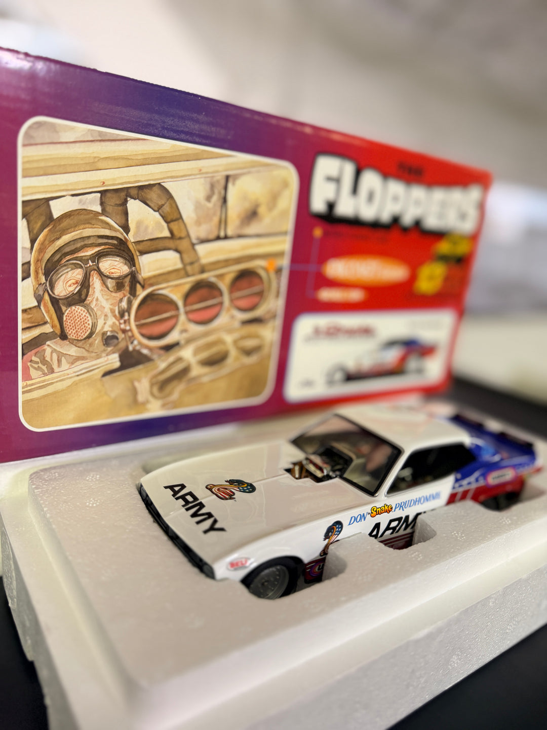 Don Prudhomme 1974 Army Plymouth Cuda Funny Car 1:24 Diecast
