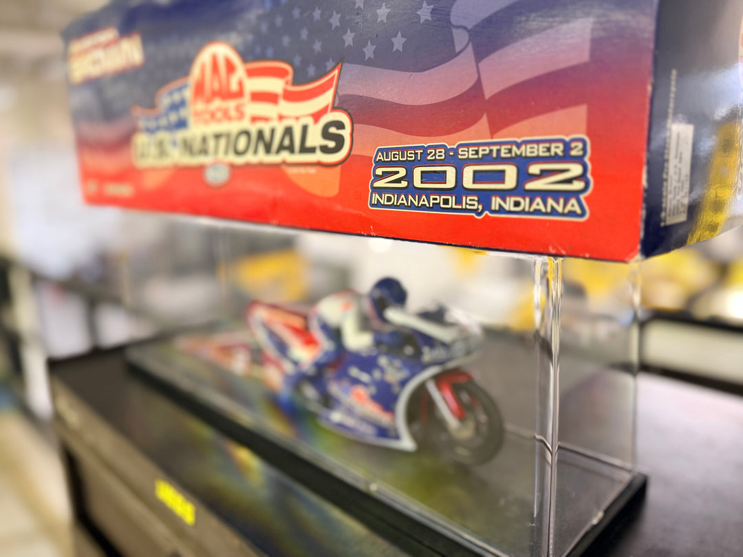 Antron Brown 2002 MAC Tools U.S. Nationals Pro Stock Motorcycle 1:9 Diecast