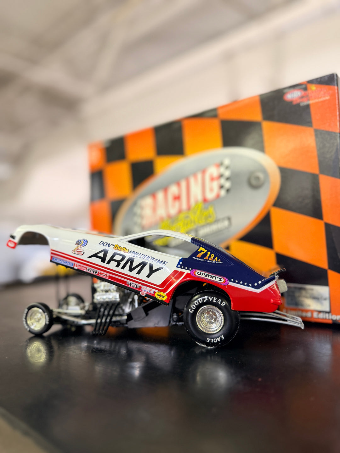 Don Prudhomme 1975 Army Monza Funny Car Diecast