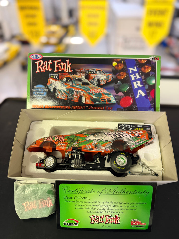 Whit Bazemore Rat Fink 2005 Dodge Funny Car 1:24 Diecast