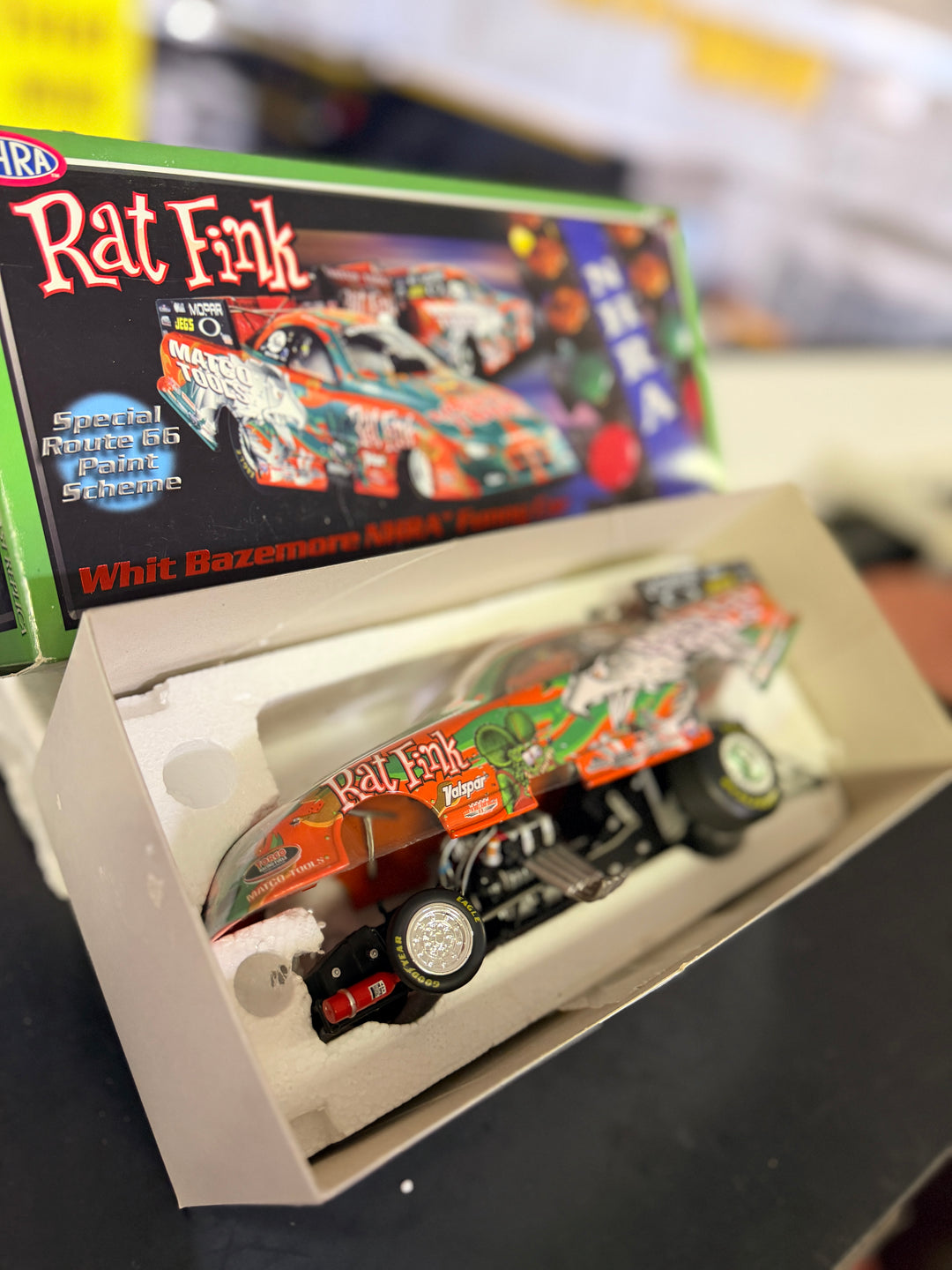 Whit Bazemore Rat Fink 2005 Dodge Funny Car 1:24 Diecast