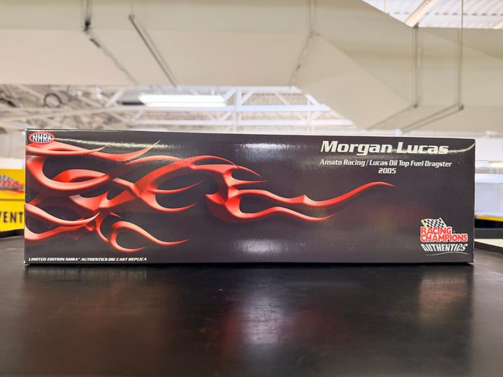 2005 Morgan Lucas Lucas Oil Top Fuel Dragster – 1:24 Racing Champions Authentics Diecast – 1 of 1,200