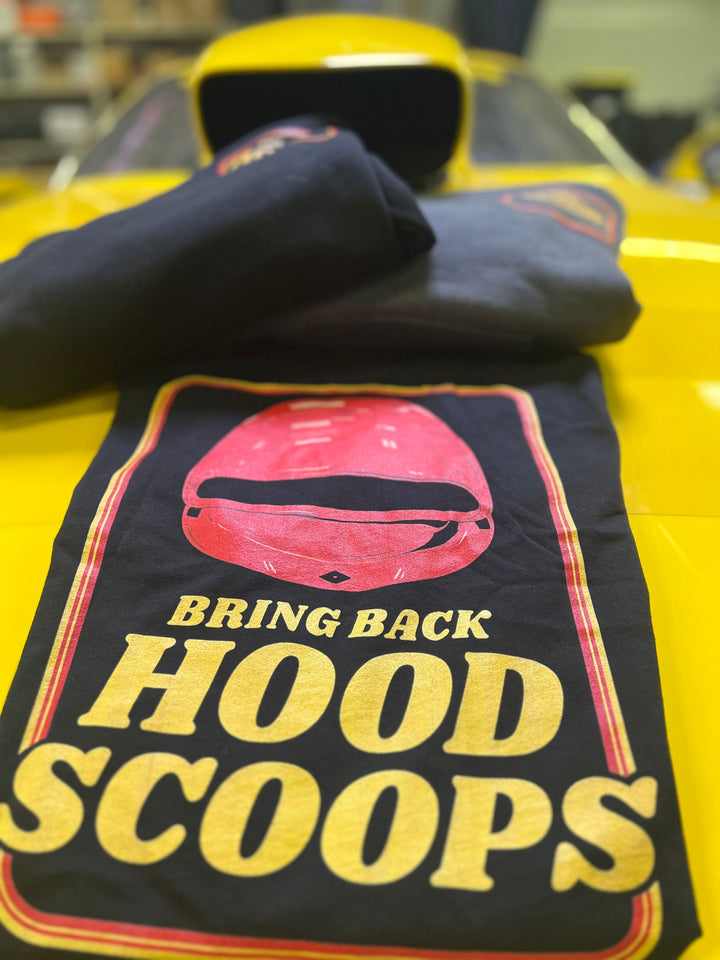 Revelry1 Pro Stock Hood Scoop Vintage Racing Tee — NHRA drag racing apparel