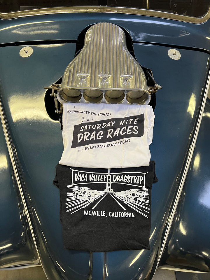 Revelry1 Vaca Valley Dragway Vintage Racing T-Shirt | Vacaville CA Drag Strip Tee